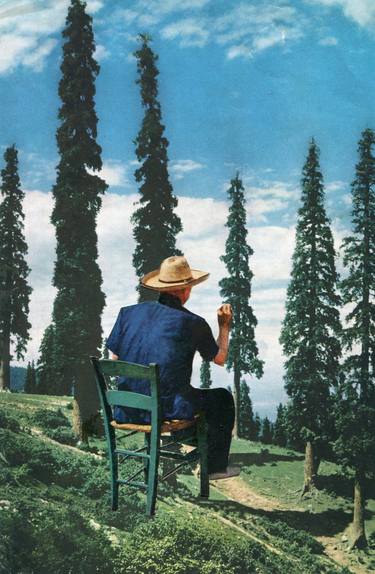 Original Dada Tree Collage by Maya Land