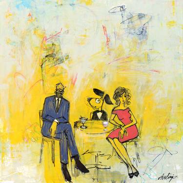 Original Contemporary Cartoon Painting by Jack Avetisyan
