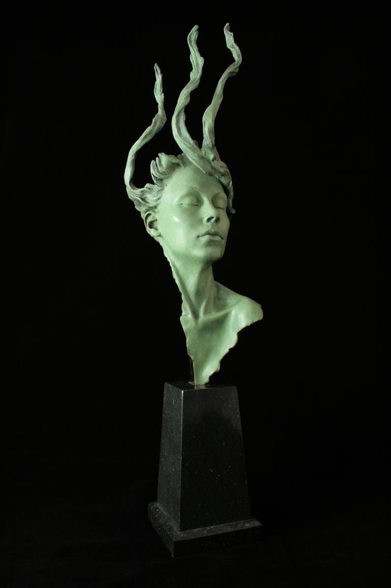 Original Figurative Women Sculpture by Carl Payne