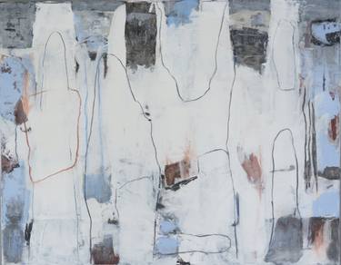 Original Abstract Expressionism Abstract Paintings by Irene Gronwall