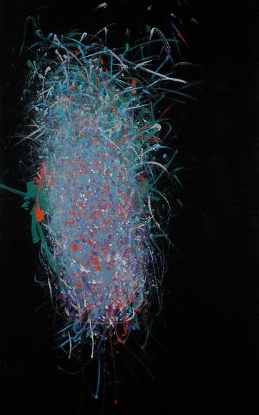 Original Abstract Expressionism Abstract Painting by Joseph Leo Messina Jr