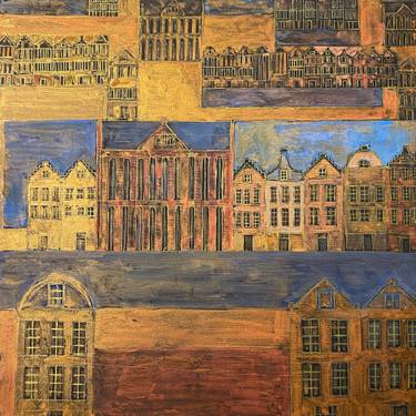 Original Contemporary Architecture Painting by Huub Ragas