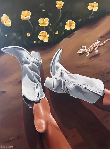 Original Figurative People Painting by Liz Slome