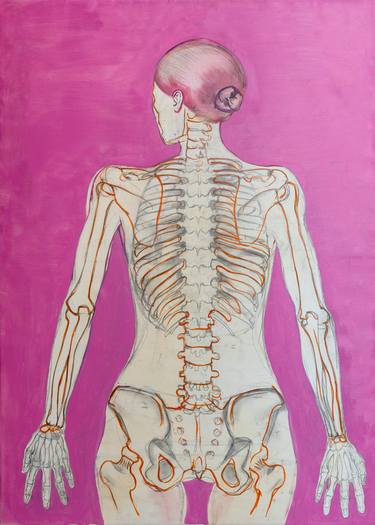 Original Conceptual Body Mixed Media by Alona Parnevych