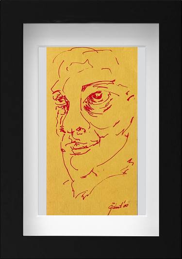Original Conceptual People Drawings by Göknil Gümüş Sungurtekin