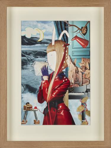 Original Fine Art Fashion Collage by Irmina Konefal