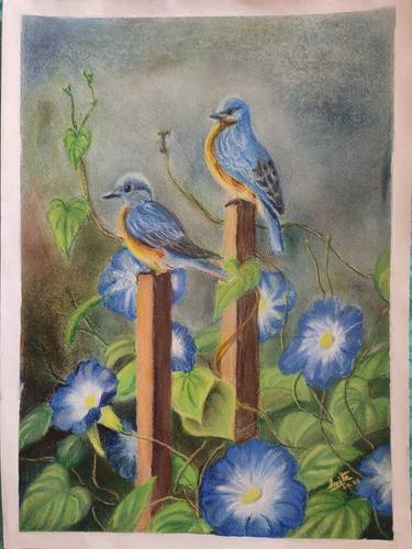 Original Photorealism Nature Painting by Smita Srivastav