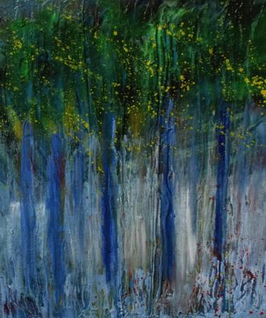 Original Abstract Expressionism Botanic Paintings by Juliette Kalse