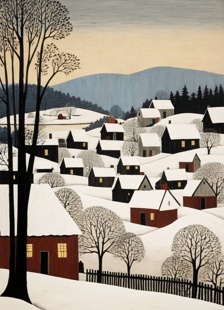 Print of Contemporary Landscape Digital by Dmitry O