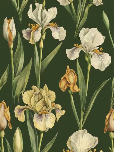 Original Abstract Floral Digital by Dmitry O