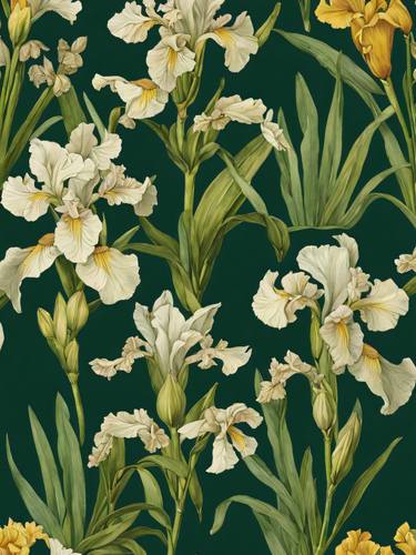 Original Abstract Floral Digital by Dmitry O