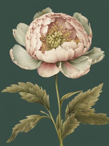 Original Abstract Floral Digital by Dmitry O