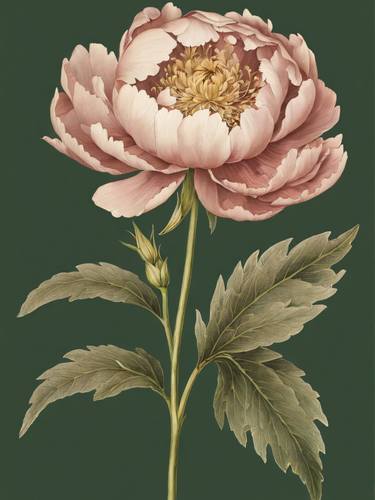 Original Abstract Floral Digital by Dmitry O