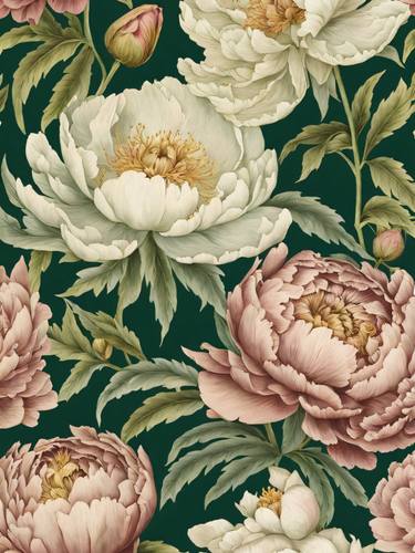 Original Abstract Floral Digital by Dmitry O