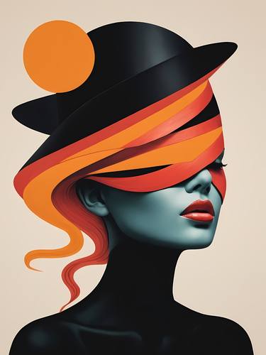 Original Abstract Women Digital by Dmitry O