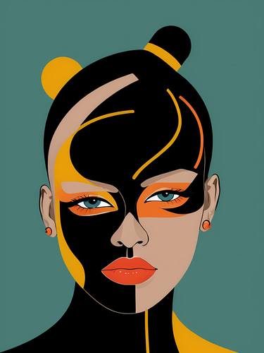 Original Abstract Women Digital by Dmitry O