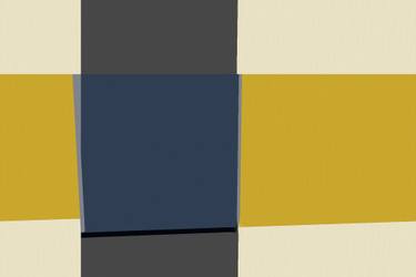 Original Minimalism Abstract Mixed Media by Rita Kapitulski