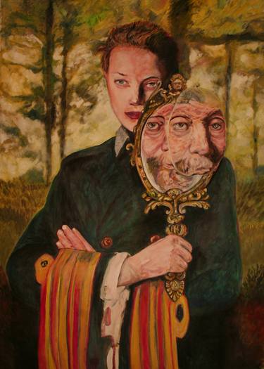 Original Figurative Fantasy Paintings by Jose Sales Albella