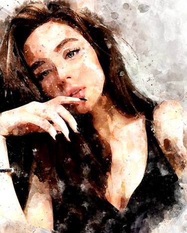 Original Portraiture Wall Printmaking by Walter Zakarlo
