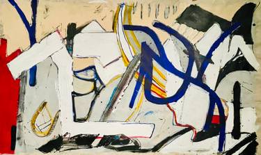 Original Abstract Expressionism Abstract Painting by Rudy James Milante