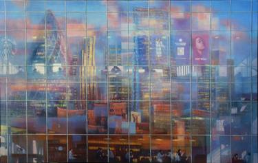 Original Contemporary Architecture Paintings by Cai Lixian