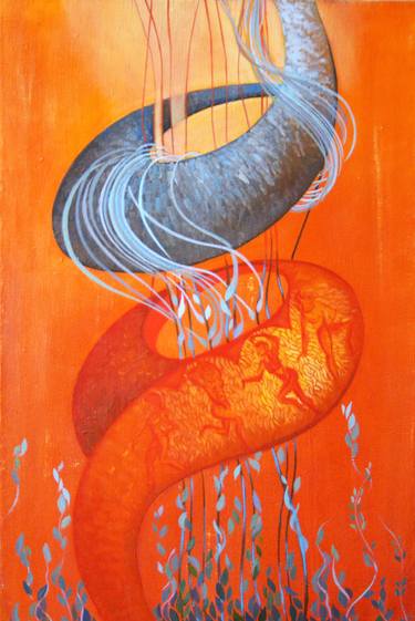Original Abstract Classical mythology Paintings by Tracey Cky