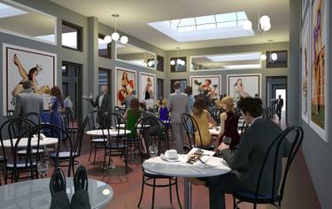 Original Photorealism Interiors Digital by Juan Aguirre